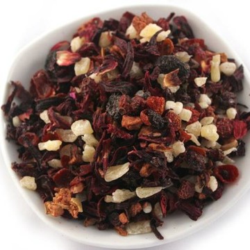 草莓風味果粒茶 歐式水果茶/果乾茶 300克 x2包【全健】