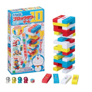 【就是要玩】EPOCH 哆啦A夢 積木疊疊樂 10種玩法 小叮噹 小丁當 大雄 多拉A夢 積木 疊疊樂 桌遊 桌上遊戲