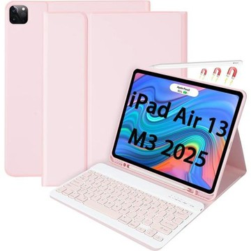 適用新款iPad平板Air13英寸M3保護殼可拆分無線藍牙鍵盤筆槽皮套