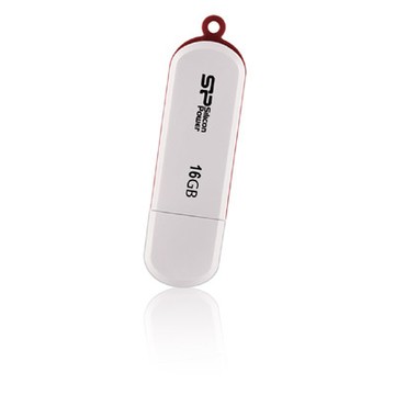 sp 16GB LuxMini 320 USB 2.0 隨身碟 白色