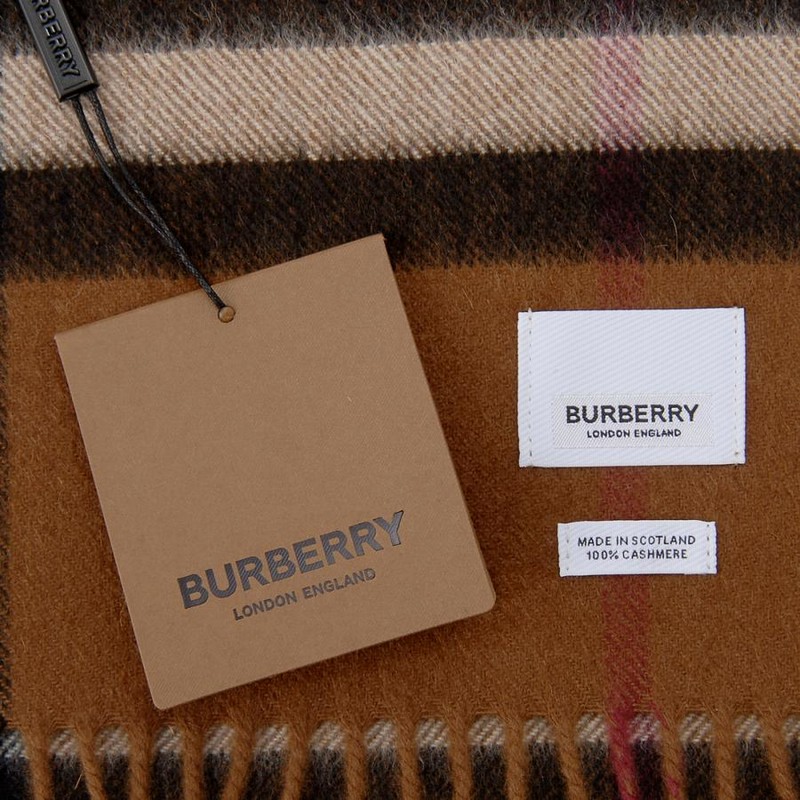 BURBERRY バーバリー マフラー ブラウン 8037147 カシミア