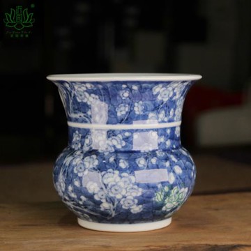 天義華景德鎮冰梅渣斗手繪水洗建水茶海陶瓷功夫茶具