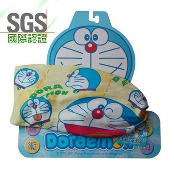 KUSOTOP哆啦A夢台灣製限量版魔術頭巾 HA511