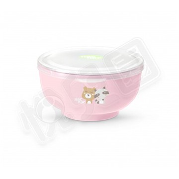 nac nac 不鏽鋼雙層隔熱小餐碗【悅兒園婦幼生活館】