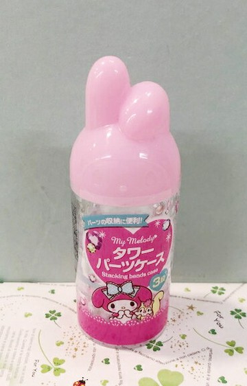 【震撼精品百貨】My Melody 美樂蒂 Sanrio美樂蒂造型收納罐-美樂蒂粉(三層)#57523 震撼日式精品百貨