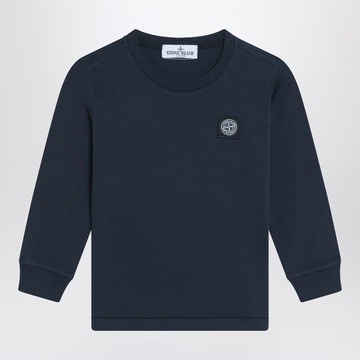 Navy blue cotton sweatshirt