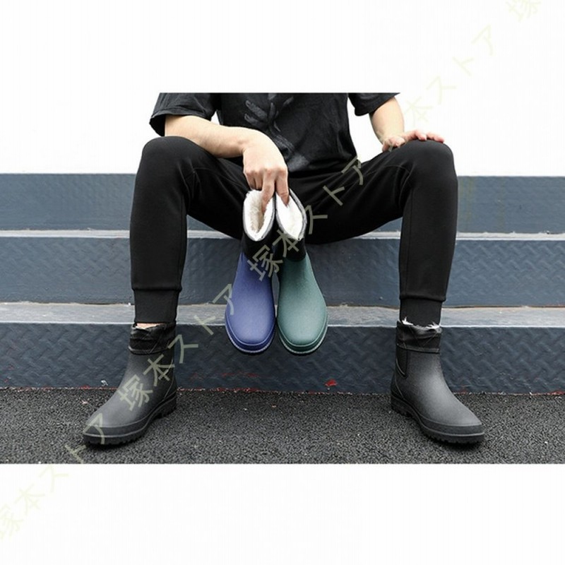 靴 メンズ靴 スノーシューズ スノーブーツ レインブーツ 完全防水 メンズ レイン ブーツ 歩きやすい 長靴 日常着 ミドル丈 防滑 滑り止め 黒 雨用 雪用 防水用 通販 Lineポイント最大0 5 Get Lineショッピング