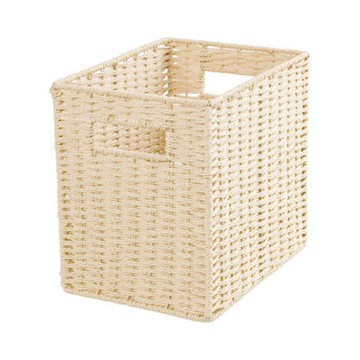 編織收納籃 LAIRA3 直式半格型 NA NITORI宜得利家居