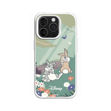 iPhone 16 Pro SolidX 白 - 迪士尼-經典系列 Disney Classics - 小鹿斑比 - 桑普與邦妮