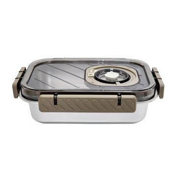 mama cook 媽媽廚 保鮮管理大師304不鏽鋼可微波保鮮盒 1L  1 個容器 + 1 個蓋子  1個