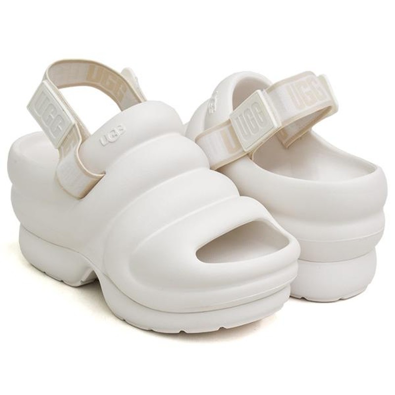 UGG AWW YEAH 【アグ アー イヤー イェイ】 【厚底 ウェッジソール サンダル スライド ストラップ】 BRIGHT WHITE |  LINEブランドカタログ