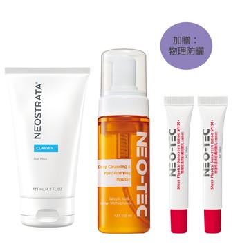 (77折)NeoStrata 芯絲翠 15AHA果酸深層保養凝膠+水楊酸深層潔顏慕斯