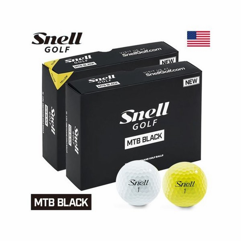 スネルゴルフ 19 Mtb Black 3ピース キャストウレタンカバー ゴルフボール 1ダース Usa直輸入品 通販 Lineポイント最大get Lineショッピング