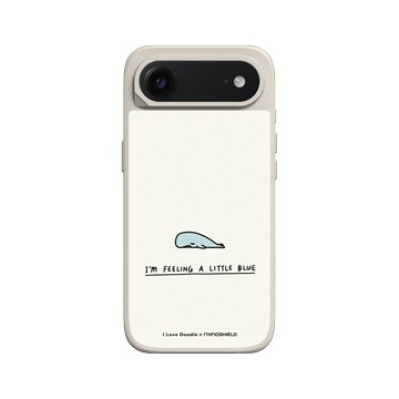 iPhone Air SolidX 貝殼灰 - ilovedoodle (Lim Heng Swee) - I'm Feeling A Little Blue 鯨魚