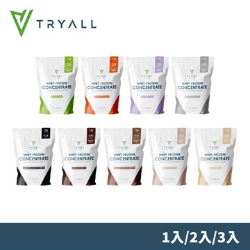 Tryall 濃縮乳清蛋白-口味任選 (500g)- 1入組