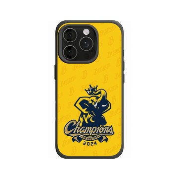 iPhone 16 Pro SolidX 黑 - 職棒-中信兄弟 Brothers - 2024總冠軍紀念款-王者之象(榮耀黃)