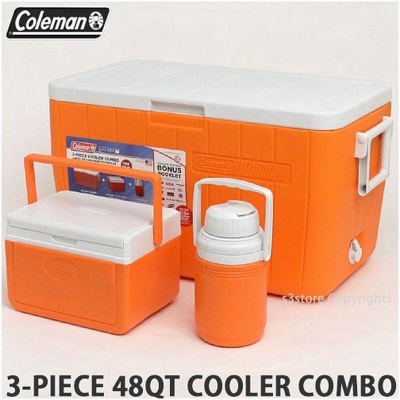 コールマン 48qt 3 ピース クーラー コンボ クーラーボックス Coleman 3 Piece 48qt Cooler Combo アウトドア キャンプ Col Orn サイズ 約45l 通販 Lineポイント最大0 5 Get Lineショッピング