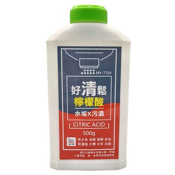 皮久熊 BEERBEAR 好清鬆檸檬酸 MY-7704 19 x 9.5 x 4.5cm  500g  4瓶