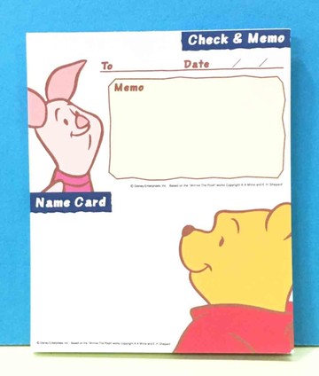 【震撼精品百貨】Winnie the Pooh 小熊維尼~明片盒-小豬*702333