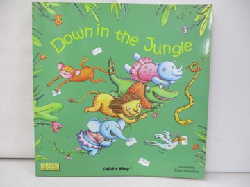 【書寶二手書T6／少年童書_TTF】Down in the Jungle_Ross, Mandy/ Squillace, Elisa (ILT)