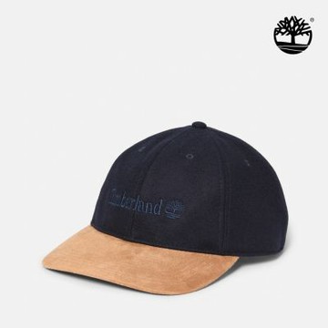 Timberland官方旗艦 中性深藍色羊毛棒球帽|A65MT451