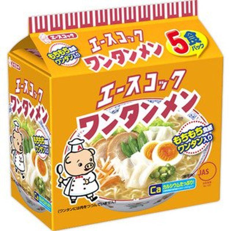 エースコック ワンタンメン 5食 ×2個