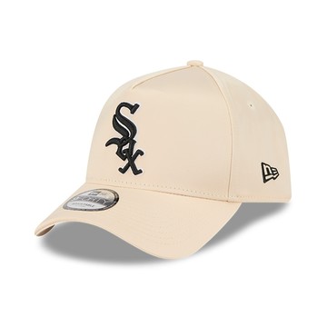 NEW ERA 男女 9FORTY AF SATIN COOPERSTOWN 芝加哥白襪 米白 NE14889084