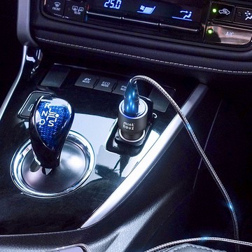 Minthouz - 38W PD/QC3.0 雙口高速汽車充電器 USB-C + USB-A