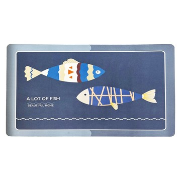 軟式珪藻土踏墊 Set 雙魚  40 x 60cm  1組