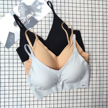 kissy泰國乳膠如吊帶無痕吻內衣防下垂聚攏正品薄款睡眠運動文胸