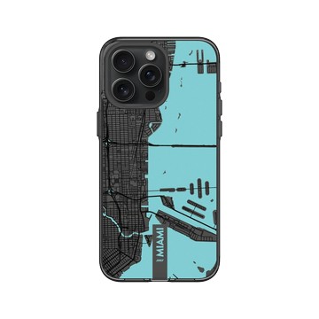 iPhone 15 Pro Max Clear 酷墨灰 - JOCR - Miami (Black Logo)