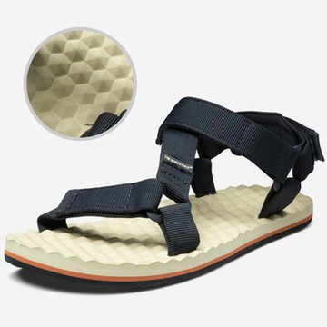 The North Face 男款 SWITCHBACK SANDAL 可調式織帶涼鞋_深藍/橘 V