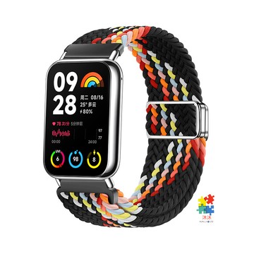 編織紋 全新款 內置 磁鐵 適用於 三星 Galaxy Fit3 錶帶 三星 Fit3 防水錶帶 Galaxy Fit3