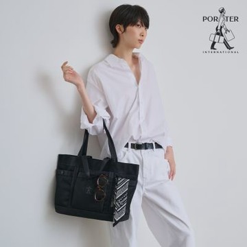 PORTER INTERNATIONAL - 無界漫遊ROAM托特包(M) - 黑色