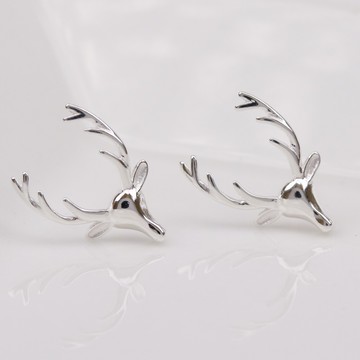 【小Ken先生】韓風｜低致敏｜925全純銀｜動物系列｜小鹿的夢想｜耳環｜可改夾式
