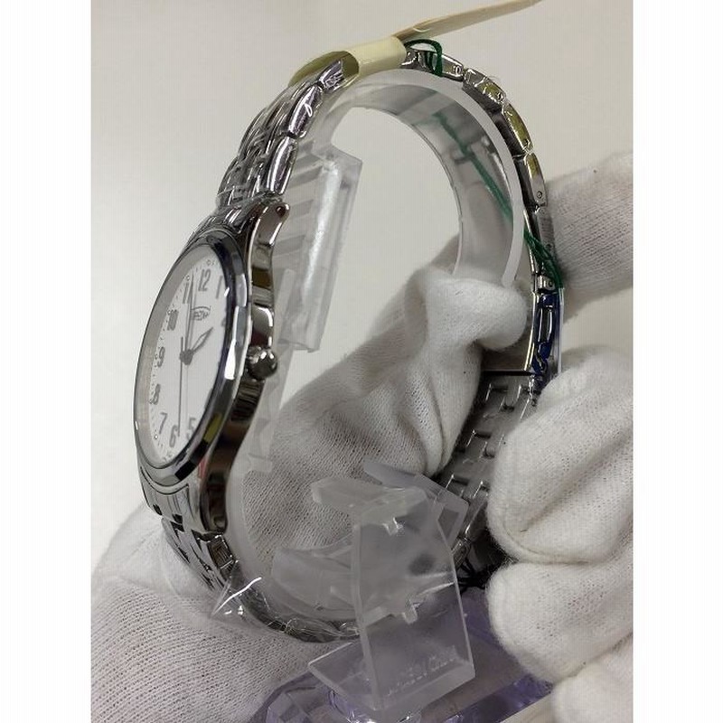 中古】AUREOLE オレオール メンズ腕時計 クォーツ シルバー SW