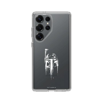 Galaxy S25 Ultra Clear 透明 - 迪士尼-星際大戰 Star Wars - 波巴費特-噴漆白