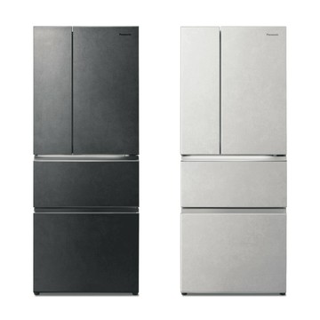 【Panasonic】500L四門日系上質系列 無邊框岩板玻璃電冰箱 (NR-D505XGS)(墨岩黑/雪岩白)