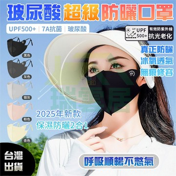 【隔日到貨🏪】防曬口罩 防曬面罩 UPF500+防曬護眼角 美容口罩 冰絲口罩 抗uv口罩 水洗口罩 臉部防曬 遮陽口罩