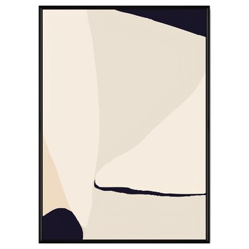 菠蘿選畫所 極簡主義 II 掛畫 40 x 30cm 簡約現代風 家居裝飾藝術品  黑色