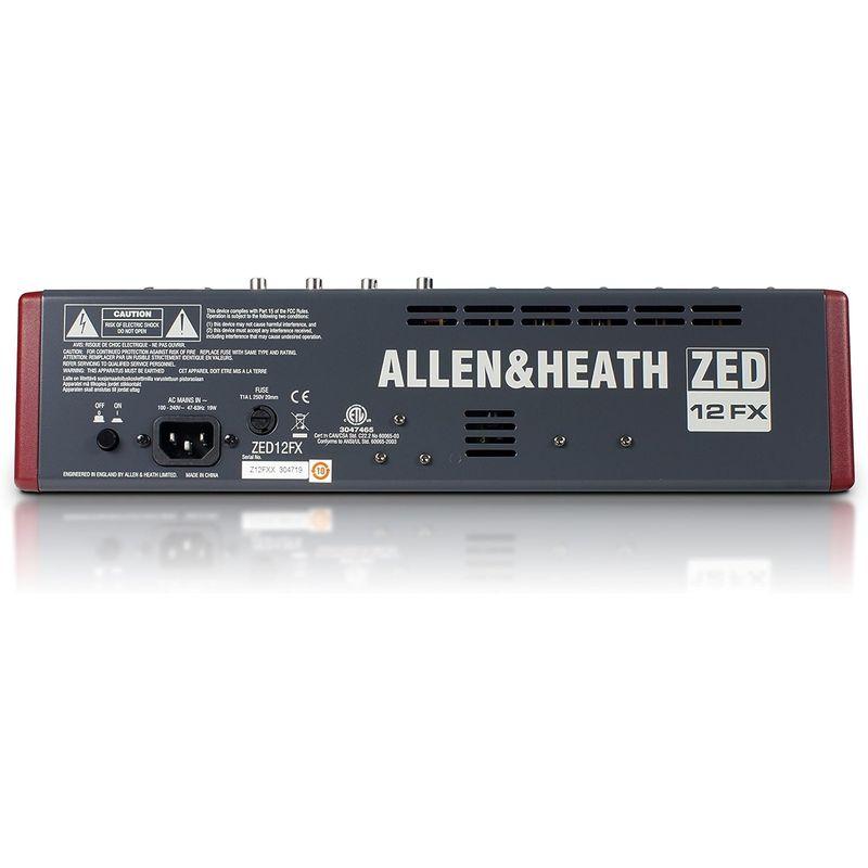 ALLENHEATH USB・高品位エフェクト搭載・多用途ミキサー ZED-12FX