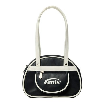 韓國 emis VINTAGE MINI BOWLING BAG 復古風迷你保齡球包 黑色BLACK