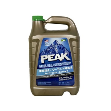 PEAK 山峰 50% 全天候亞熱帶專用水箱冷卻液 3.78L｜綠液
