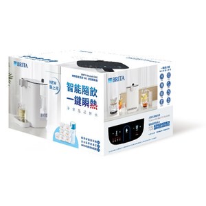 BRITA Model ONE(白)+ MXpl去水垢P6+ 隨身濾水瓶(藍)