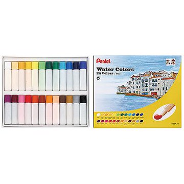Pentel 飛龍牌 HTP-24 積層軟管 不透明水彩 24色 6ml