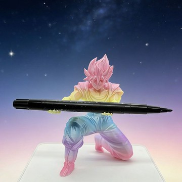 ✨臺灣出貨✨超級賽亞人 筆架 筆筒 新款 孫悟空 擺件裝飾 打印桌面 文具收納 個性創意 桌面置物架 動漫人物創意筆架