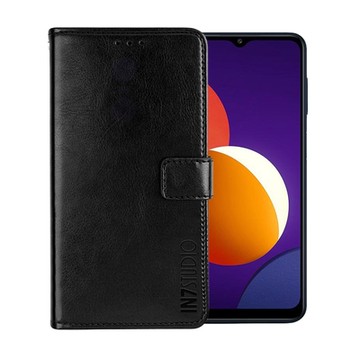 IN7 瘋馬紋 Samsung M12 (6.5吋) 錢包式 磁扣側掀PU皮套 吊飾孔 手機皮套保護殼