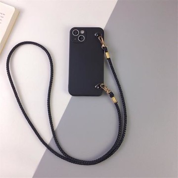 蘋果17手機殼斜挎13適用iphone15pro帶掛繩17promax鏡頭全包11新款14軟套15plus背帶16黑色12可背Air液態硅膠