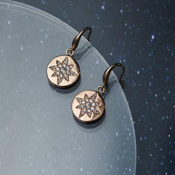 伯利恆之星閃耀耳環 (共2色)