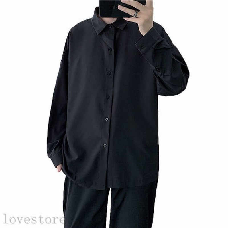 シャツ メンズ 無地シャツ 長袖 ゆったり ストリート かっこいい 快適 速乾 吸汗 通気性 涼しい 韓国風 カッコイイ カジュアルシャツ 通販 Lineポイント最大0 5 Get Lineショッピング